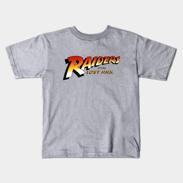 Raiders of the lost Ark Kids T-Shirt by Buff Geeks Art